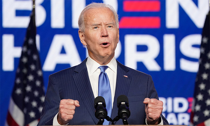 Biden đắc cử tổng thống Mỹ