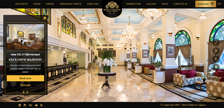Thiết kế website khách sạn, Resort, khu nghỉ dưỡng chuẩn SEO