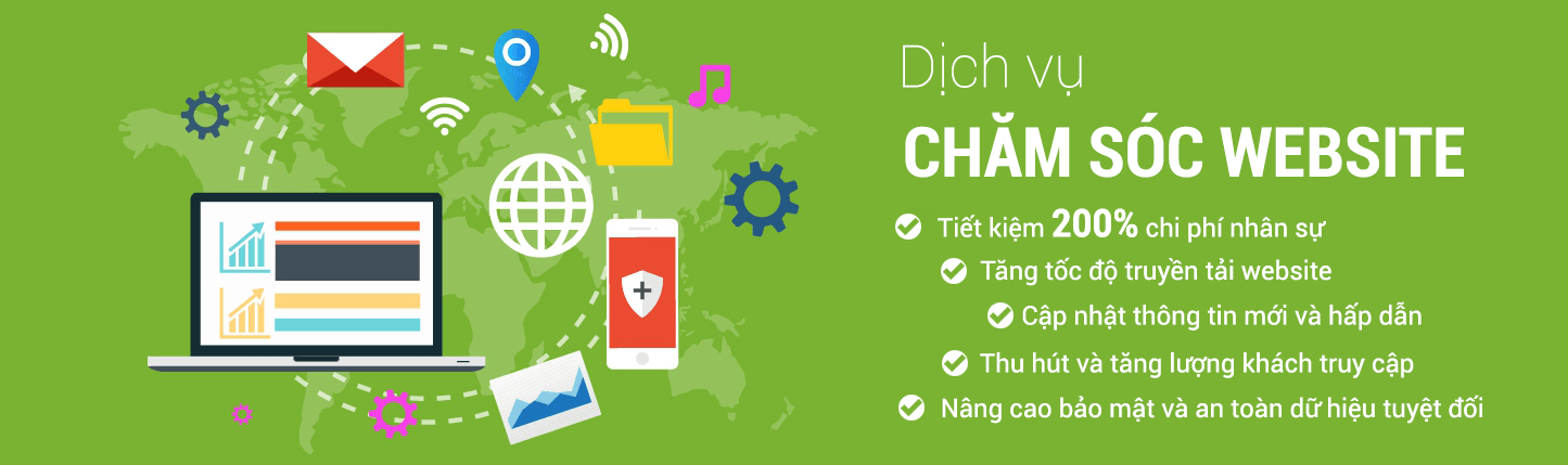 Dịch vụ chăm sóc website chuyên nghiệp