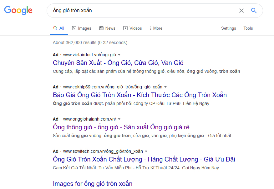 Quảng cáo từ khóa Google