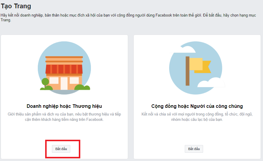 Các bước để tạo Fanpage chuyên nghiệp